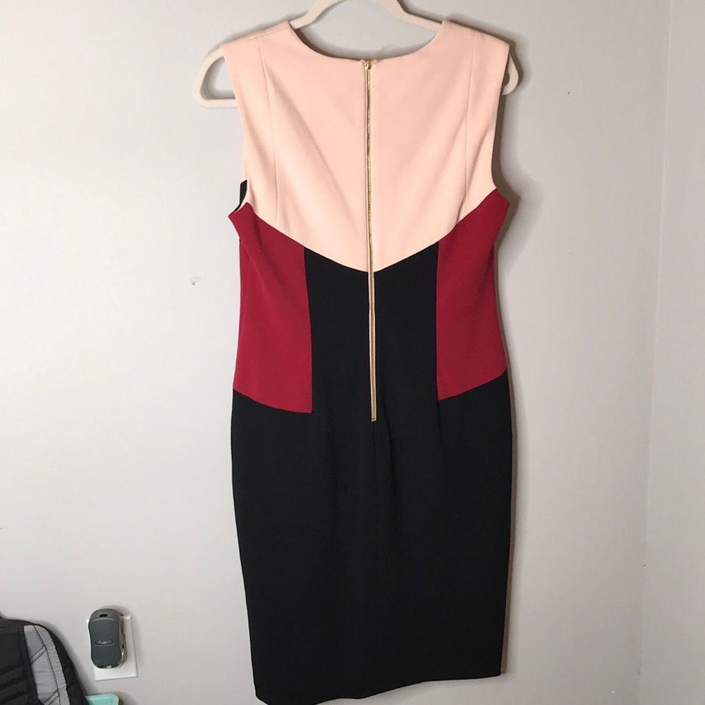 Calvin Klein • Black Multi Dress Sz 10 - Picture 5 of 6
